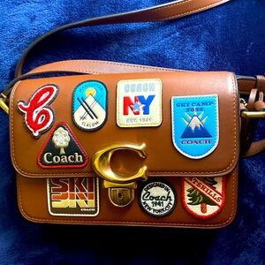 Coach Studio Shoulder Bag 19 With Patches- limited edition/not in stock